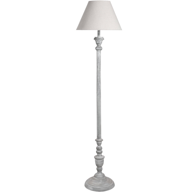 Lyam 138cm Grey Floor Lamp