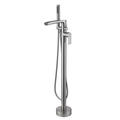 Floor Waterfall Faucet with Diverter