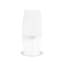 Ensemble de chaises de salle à manger blanches 2, style fer à cheval, siège rembourré et rembourré, finition pu, assemblage requis