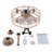 Alynna 18'' Bamboo Woven Caged Reversible Ceiling Fan with Light Fixture