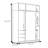 Modern Simple Push Pull Closet-109750798