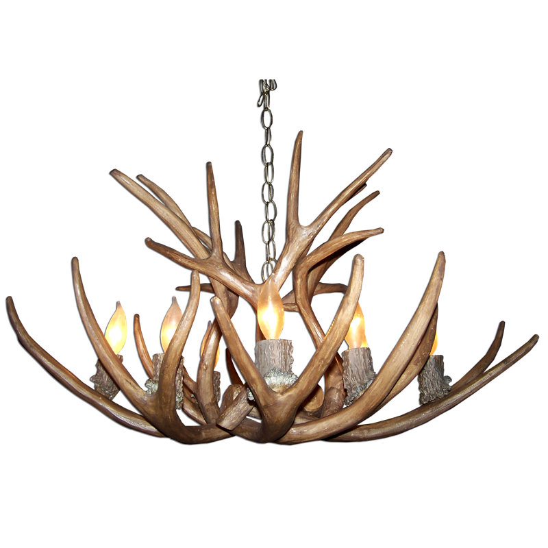 Lustre géométrique 8 lumières unique/à l’état Murguia, Non, Pas d'abat-jour