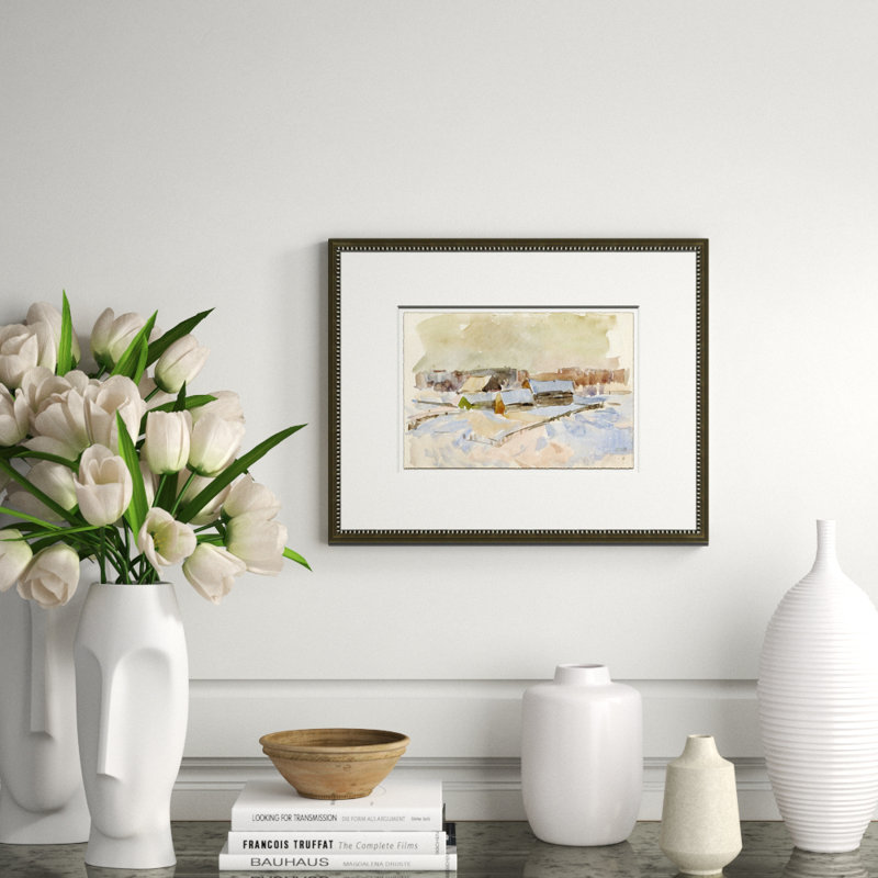 Giclee Print by Soicher Marin Archives, 17" H x 21" W x 1.25" D, Brown, Ivory