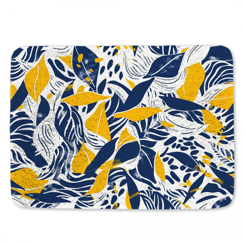 Microfiber / Microsuede Non-Slip Bath Mat, 17"W x 24"L