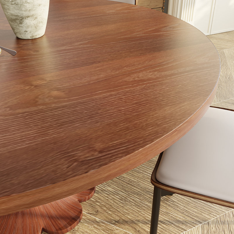 2-8 sièges Mid-Century, 5 pièces: table, 4 chaises, 29.52"H x 53"L x 53"W