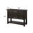 Haddie Distressed Walnut Finish Server