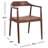 Bruna 22'' Wide Dinning Chair-470049106-438316568