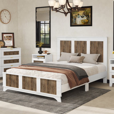 Grand lit plateforme Farmhouse