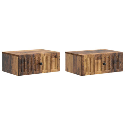 49cm W Manufactured Wood Bedside Table