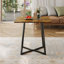 Metal Base Dining Table
