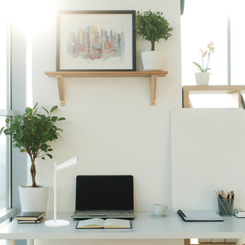Lampe de bureau sans fil 17 po Mcglone, Blanc