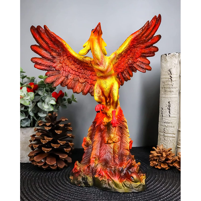Statue oiseau de feu Desroses Fawkes