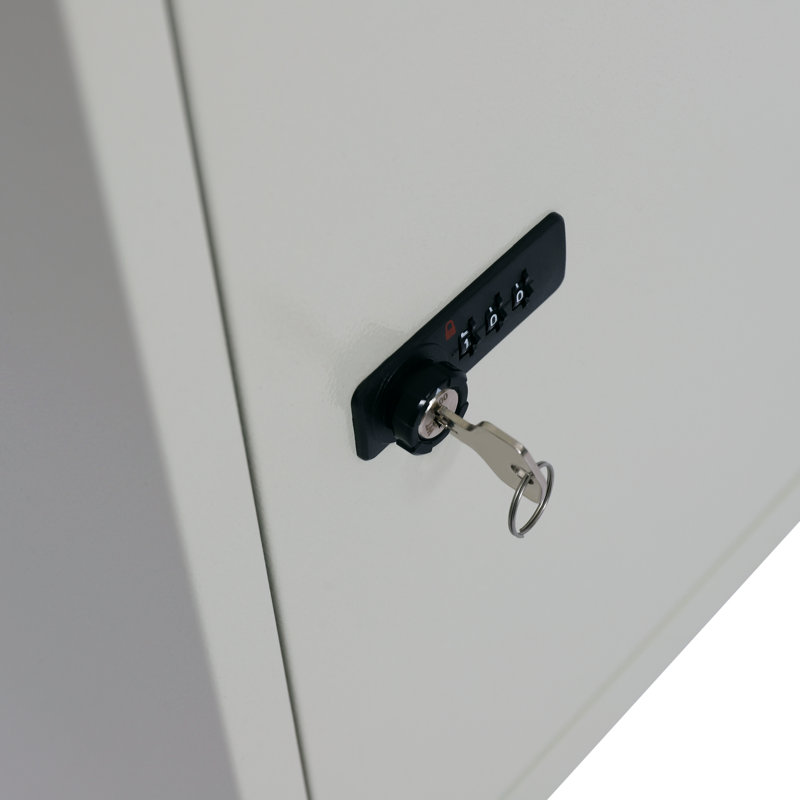 Metal Package Drop, White