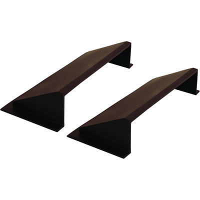 PACK of 2 Solid Metal Deflector 4"x10" Unbreakable Cast Aluminum | Air & Heat Diverter