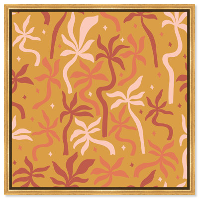 «Palm Trees Stars Season», reproduction d'art sur toile par Art Remedy