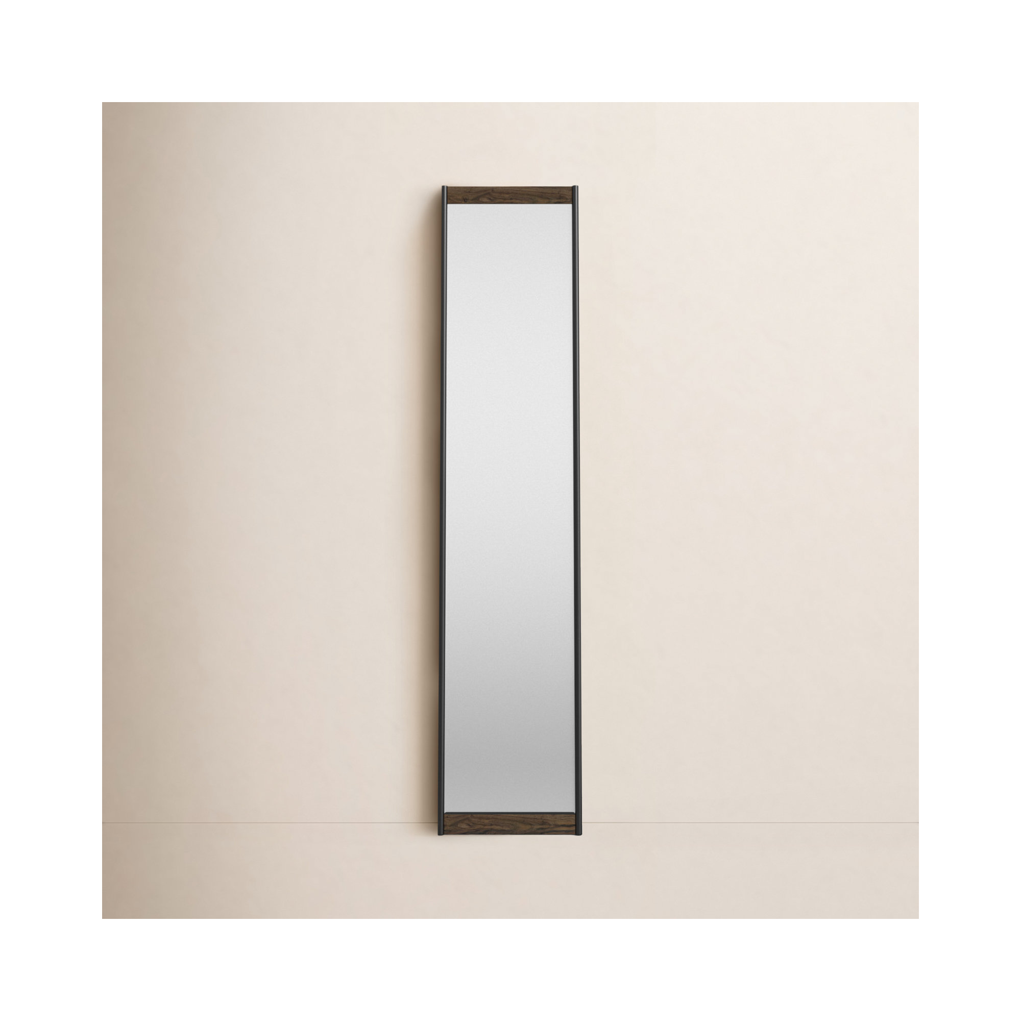 Morrell Flat Floor Mirror, Walnut