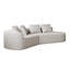Canapé modulaire surdimensionné Modern Upholstein, canapé en nuage courbé extra large et large à 4 places de 112 pouces avec 4 coussins décoratifs, canapé-lit combiné gratuit pour le salon, la chambre à coucher
