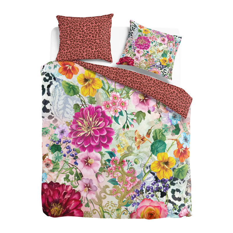 Pink Satin 200 TC, 220 x 240 cm - 2 Pillowcases (60 x 70cm)