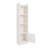 Freestanding Storage Cabinet Small Narrow Corner Bookcase Open Shelves Tower Rack With Door-1897239597-1897239596