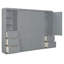 Lit escamotable mural avec placard, tiroirs et tablettes Murphy-504411323