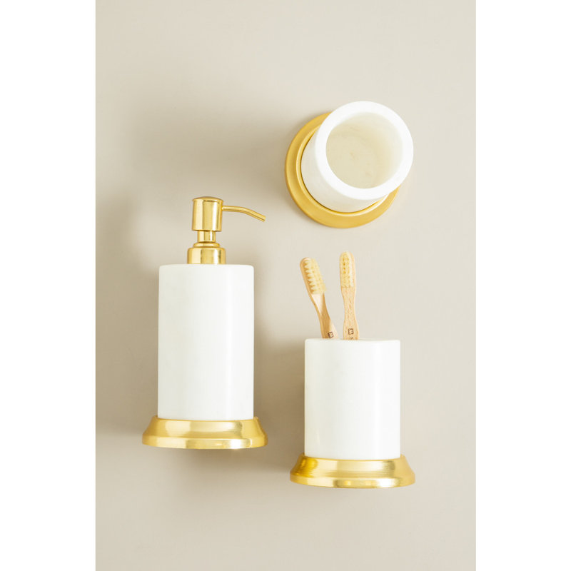 Dorthy Marble Toothbrush Holder