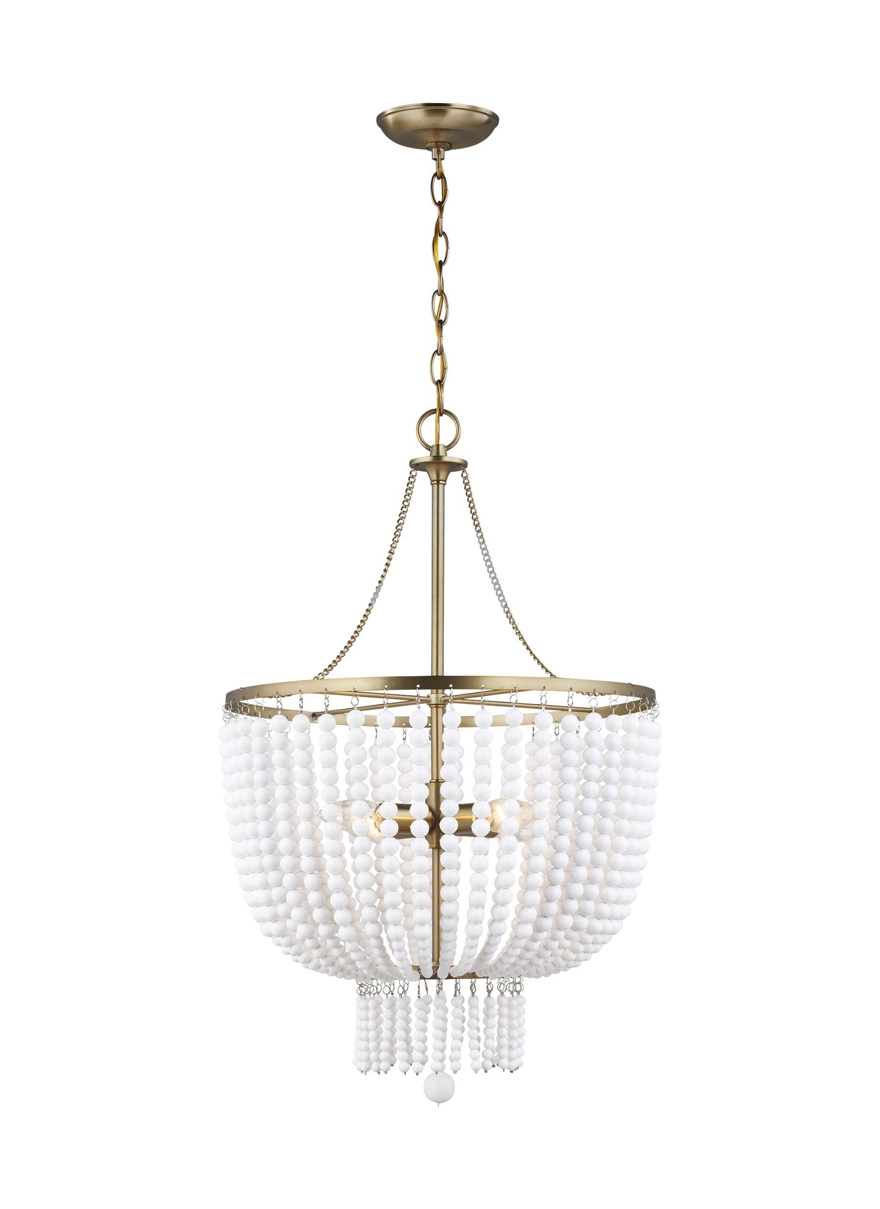 Visual Comfort Studio Jackie 4 Light Chandelier by AERIN