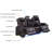 83.5''Wide Breathable Leather Square Arms Power Reclining Sofa With Reading Lights And Drop Down Table-2086294144