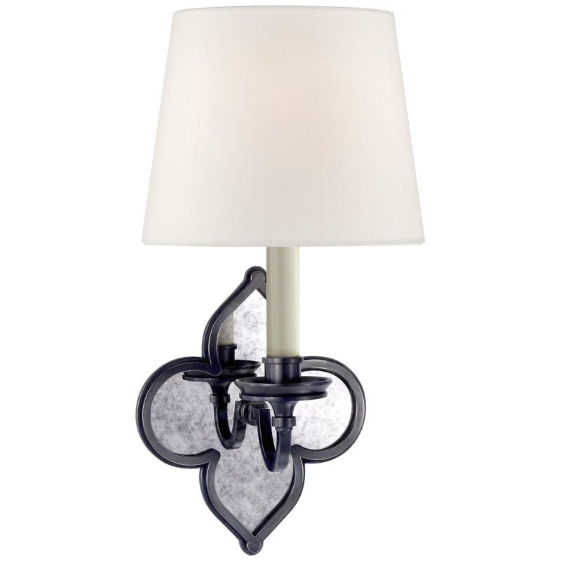Lana 1 - Light Armed Sconce, Gun Metal