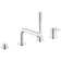 Concetto™ Single Handle Deck Mounted Roman Tub Faucet Trim with Diverter and Handshower