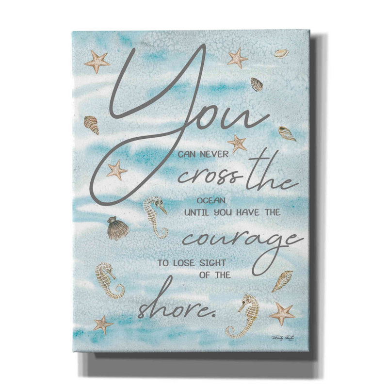 «You Can Never ...» par Cindy Jacobs, art mural sur toile, H 54 po x l 40 po x P 1,5 po