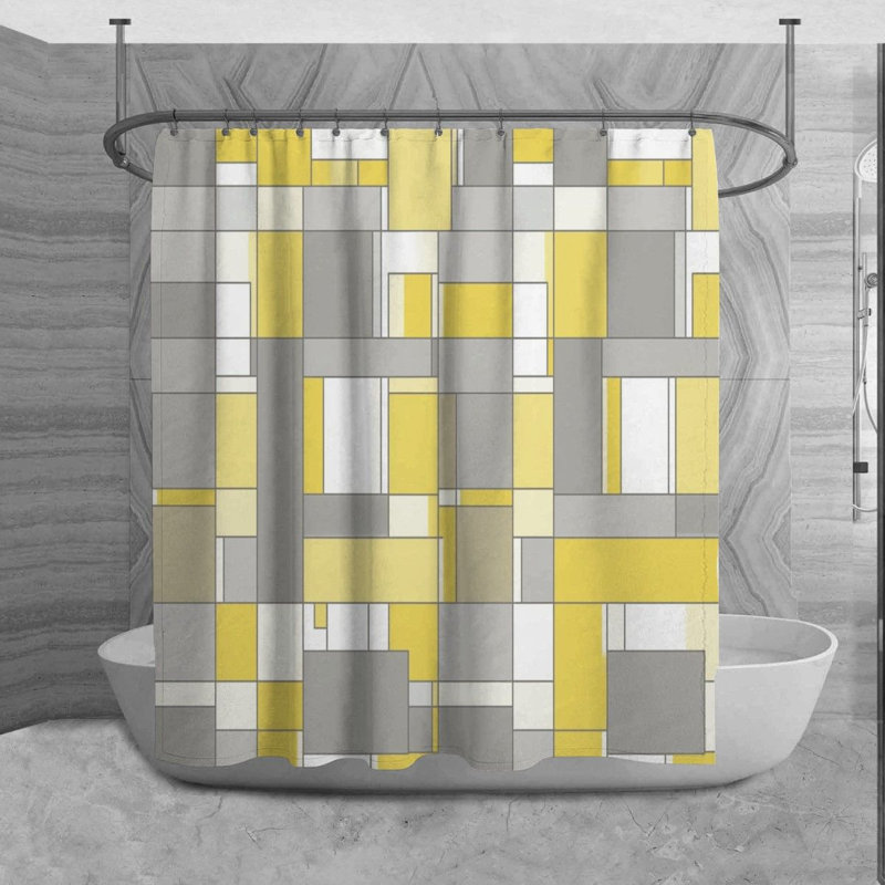 Tapis de bain Mondrian, H 73 po x l 70 po