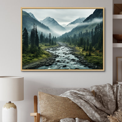 Canada Misty Mountains - Canada Wall Art
