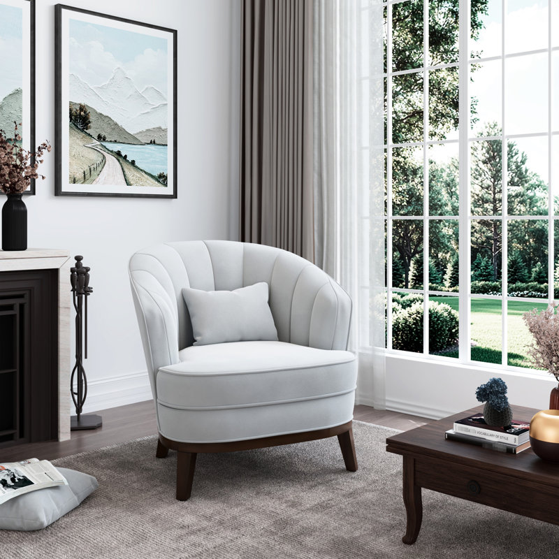 Fauteuil d'appoint rembourré American Design