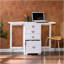 Organisateur pliable et bureau d'artisanat - Blanc