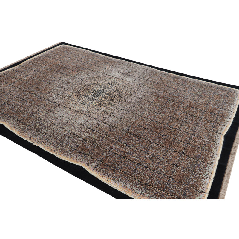 Rug & Kilim’S Modern Classics Rug In Brown With Geometric Patterns