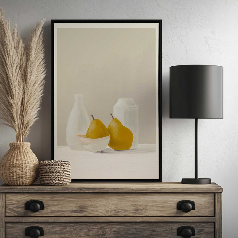 Minimalist Still Life 8 By Thingdesign Art Print, Black, Framed Print without Mat, 16" H x 12" W