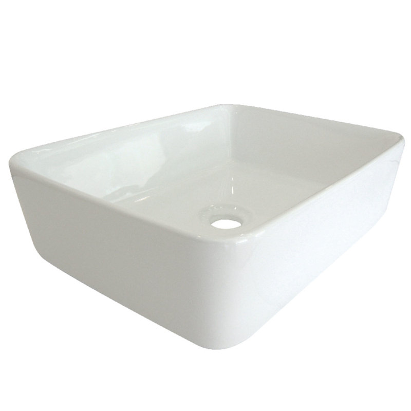 Évier vasque rectangulaire Kingston, Blanc