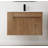 30'' Wall Mounted Single Bathroom Vanity Base With Open Shelf