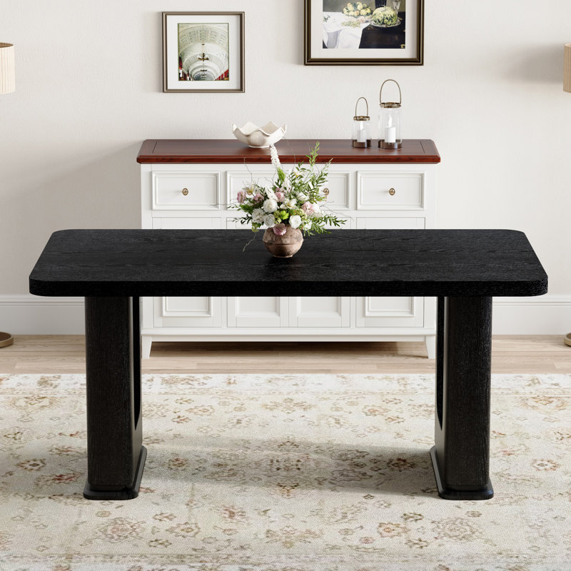 Table de salle à manger 64,5 po, Black