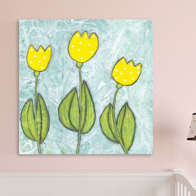 «I See Yellow», reproduction sur toile tendue, H 18 po x l 18 po x P 1,5 po