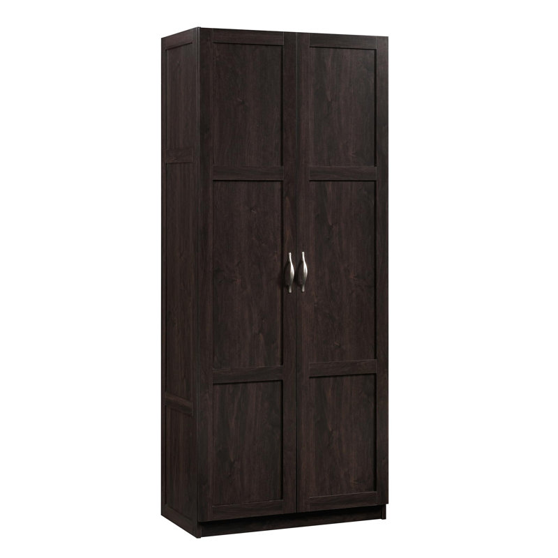 Storage Cabinet with Adjustable Shelves, Cinnamon Cherry