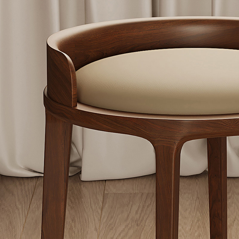 Chaise d'appoint 16,93 po brun noisette (ensemble de 2)