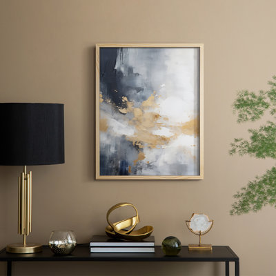 Reproduction encadrée FLORAL Series CECLVII - bois massif