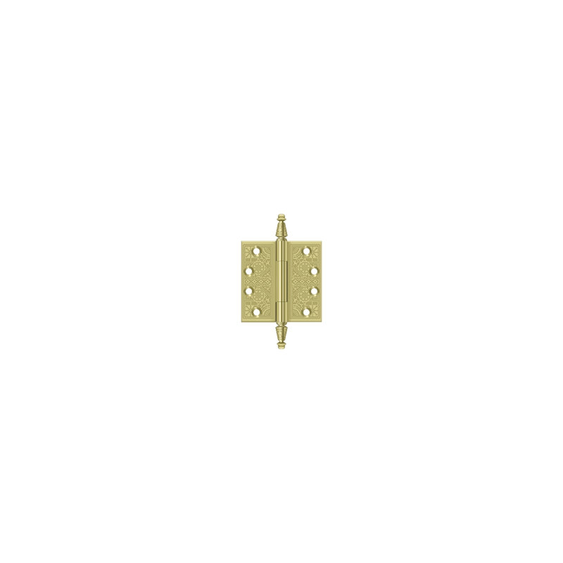 Hinge, Polished Brass