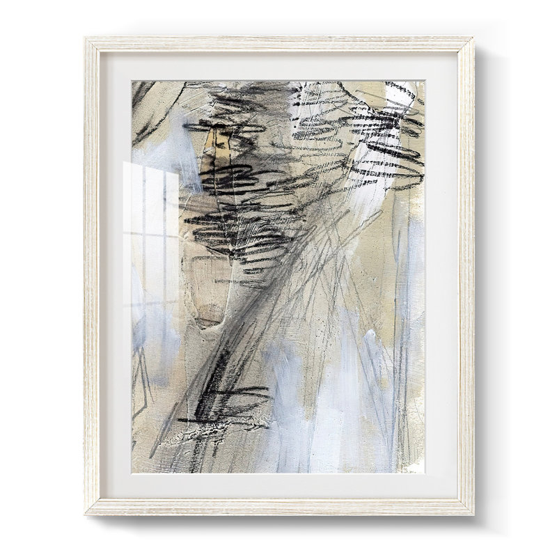 «Masked Notes» - Premium Gallery, H 28,5 po x l 20,5 po, Blanc