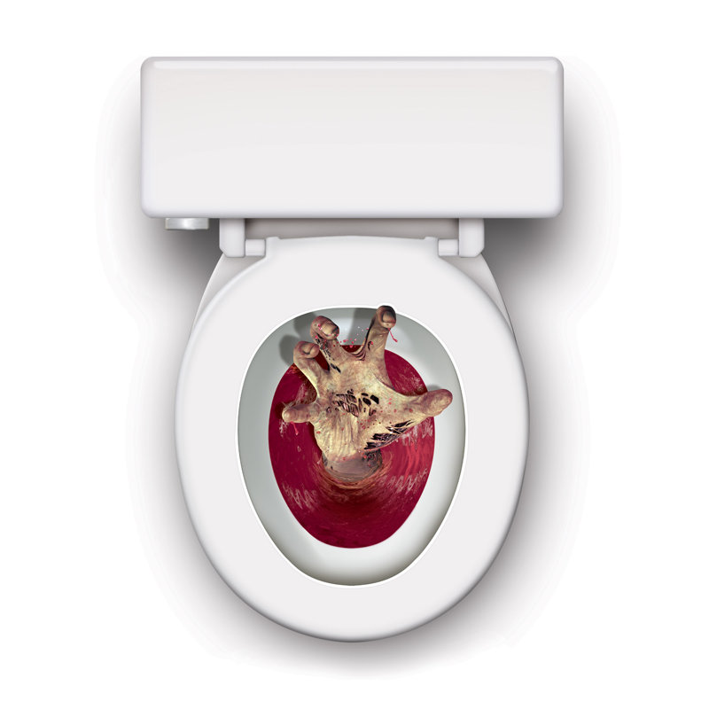 Décalcomanie de siège de toilette Halloween