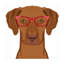 «Vizsla Porter des lunettes de hipster» de Furbaby Affiliates-1754373027