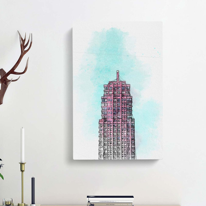 Sketching the Architecture Vol.65 - Wrapped Canvas Drawing - Wrapped Canvas, 76cm H x 50cm W x 3cm D