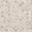 Carrelage mosaïque en marbre poli 11 po x 13 po Tivoli