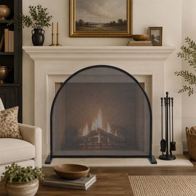 Iron Fireplace Screen